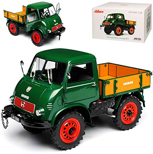 Mercedes-B U401 Dunkel Gruen 1951-1956 1/18 Schuco Modell Auto Modell Auto