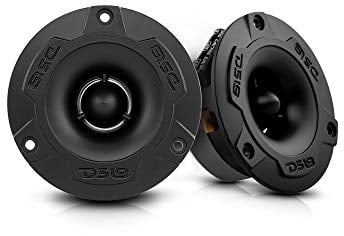 DS18 PRO-TWX1 Aluminium-Superbullet-Hochtöner, 2,5 cm, 240 W max., 4 Ohm, integrierte Frequenzweiche – Pro-Hochtöner sind die besten auf dem Pro-Audio- und Voceteo-Markt (2 Lautsprecher im