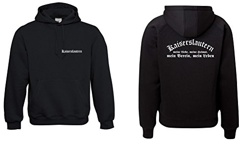 Textilhandel Hering Kapuzenpullover - Kaiserslautern (Schwarz, L)