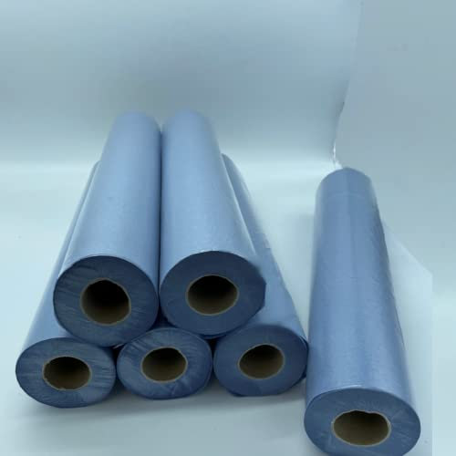 DSTOCK60 - Ärztekrepp - Hygieneunterlage/ Liegenabdeckung, Kunststoff, wasserdicht, 50 x 38 – 150 Blatt, Schutz für Matratze, Tisch, Bett, saugfähig, Karton mit 6 Rollen