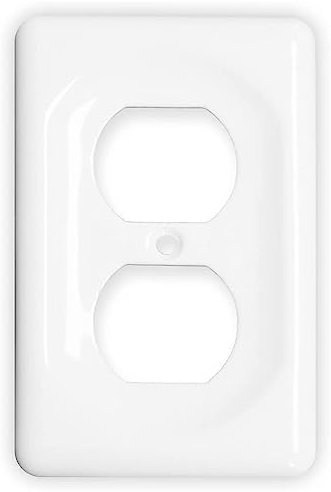 Confezione da 2 piastre per interruttori in ceramica, colore (singolo duplex)