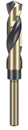 LEPEVNEY Foret hélicoïdal à tige réduite de 20 mm avec tige ronde de 10 mm pour acier inoxydable, alliage d'aluminium, métal, cuivre, plastique, bois, fabriqué en acier rapide 4341
