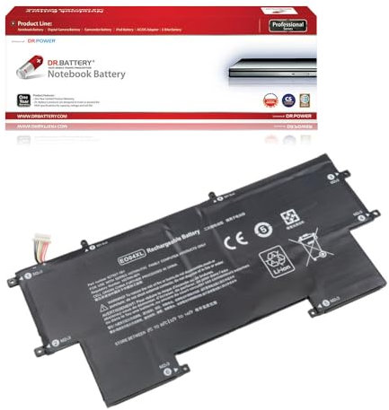 DR. BATTERY EO04XL Battery Compatible with HP EliteBook Folio G1 4K Series Notebook E004XL HSTNN-173C HSTNN-I73C HSTNN-IB71 HSTNN-IB7I 827927-1B1 827927-1C1 828226-005 [7.7V]