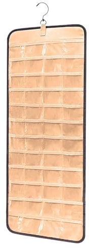 LOVIVER Organisateur de Bijoux Suspendu, Porte-Boucles d'oreilles Mural, Support Double Face, Porte-Collier, Porte-Collier pour vitrine de Magasin