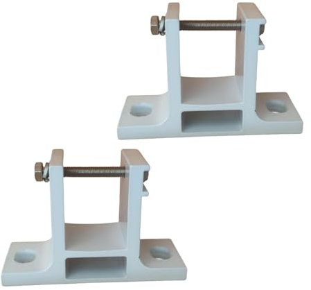 AWHAO 2 Soportes de Montaje en Pared para toldos, Soporte para toldo Exterior, Soporte de aleación de Aluminio para sombrillas de balcón
