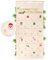 Homgaty Adventskalender Wandteppich zum Befüllen aus Stoff, XXL Wandkalender (58 x 133 cm) mit 24 Fächern zum Basteln für Weihnachten - Wiederverwendbar Adventskalender Stoffbeutel für Kinder