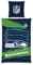 Herding Bettwäsche NFL Seahawks, Kopfkissenbezug ca. 80 x 80 cm, Bettbezug ca. 135 x 200 cm, Mit Markenreißverschluss, 100% Baumwolle/Renforcé