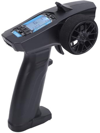 Mando a Distancia para Barco RC 2,4G, 4 Canales, ABS, a Prueba de Fallos, Memoria de 15 Modelos, Distancia de 120 M, Alarma de bajo Voltaje, Ideal para Coches RC con Marcha