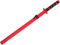 Vnnigmn Épée Katana Sabre Jouets Samouraï pour Enfants Cosplay Anime Jouet d'extérieur Sabre Jeu de Rôle pour Cosplay Halloween Carnaval, 55cm (Rouge)