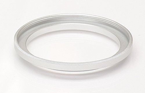 Adapterring 49mm - 52mm: 49mm Außengewinde und 52mm Innengewinde (Step Up Ring) - in Silber
