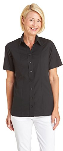Damenbluse 1/2 Arm Farbe schwarz Größe 50