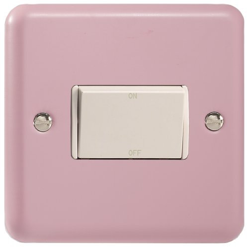 Varilight 10A Fan Isolating Switch (3 Pole) Rose Pink