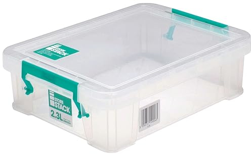 StoreStack 2.3 Litre Storage Box W260 x D190 x H70 mm Clear RB90119