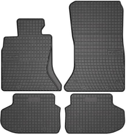 FROGUM EL Toro Gummimatten Ganzjähriges-Set von Autofussmatte Auto Fußmatten für BMW 5er F10 2013-2017 | Beständiges Gummi Material | 1,5cm Schutzkante