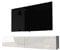 Selsey Kane – TV-Lowboard TV-Schrank hängend/stehend 140 cm (Weiß Matt/Weiß Hochglanz mit LED)