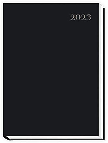 Trötsch Taschenkalender A6 schwarz 2023: Wochenkalender
