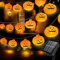 KPCB Halloween Lichterkette Außen 11,9M 100 LED, Wasserdicht Solar Lichterkette Aussen 8 Modi, Halloween Kürbis Deko Outdoor für Garten, Tür, Fenster, Baum [2024 Solar Version]