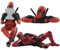 MUNSKT Lustiger Anime-Deadpool Auto-Innendekoration-Zubehör, Rückspiegel-Dekoration, Marvel-Geschenke für Männer, 3 Stück