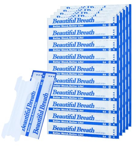 Upgraded Version - Invisible and Transparent Nasal Strips (66mm*19mm) (100)