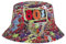 Eigso Oldschool 80s Womens Rock Eimer Hut für Mann Womans 90s Thema Hip Hop Hut Reversible