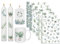Sugeru 6 PCS Kerzentattoo (200+ Muster),Wassertransferdruck | wasserschiebefolie kerzen | Kerzenfolie | kerzenaufkleber sticker | Kerzen dekorieren | Sprüche,Happy Birthday(Eucalyptus II)