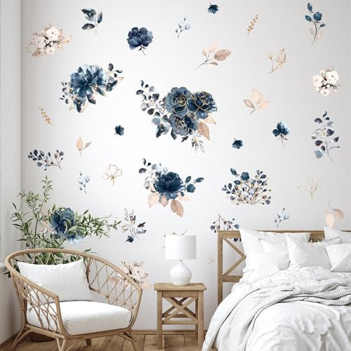 astylishome Wandtattoo Jugendzimmer Junge Blätter Wandaufkleber Tropische Wand Dekoration Pflanzen Wandsticker Wohnzimmer Schlafzimmer Sofa Hintergrund Wanddeko 1218