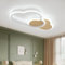 AOLED LED Deckenleuchte Kinderzimmer Deckenlampe wolken Bambus Deckenbeleuchtung 31W Dimmbar mit Fernbedienung Deckenleuchten für Kinder Schlafzimmerlampe Babyzimmer Mit Nachtlichtfunktion 50cm