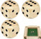 DAAIZIII Holzwürfel Groß, 30 mm, 3-teiliges Set, Würfel Groß, Würfel Holz, Hölzerne Dice, Natürlich Holz Spielwürfel, Für Board Game Holzspiel, Taschenwürfel, Würfelspiele