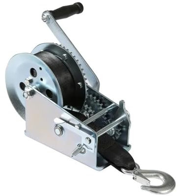CQJJXKYC Handseilwinde 600/3500LB Handgetriebewinde für LKW und Anhänger Gurtwinde Winde(3500LBS Webbing)