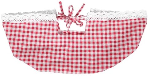 BESPORTBLE Recambio: insertos de tela a medida con patrón de cuadros para cestas de mimbre y alambre. Forro de tela lavable para contenedores rústicos y bohemios