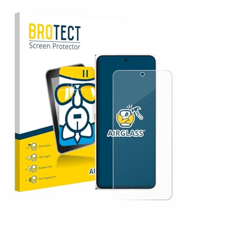 BROTECT Schutzglas für Oppo Find N6 | Transparenter Displayschutz Made in Germany Schutzfolie Panzer Folie Glas 9H Anti-Fingerprint Einfache Montage Clear