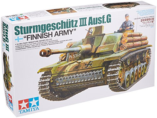 TAMIYA TM35310 300035310 - WWII Sturmgeschütz III Ausführung G Finnland 1942, Bausatz 1:35