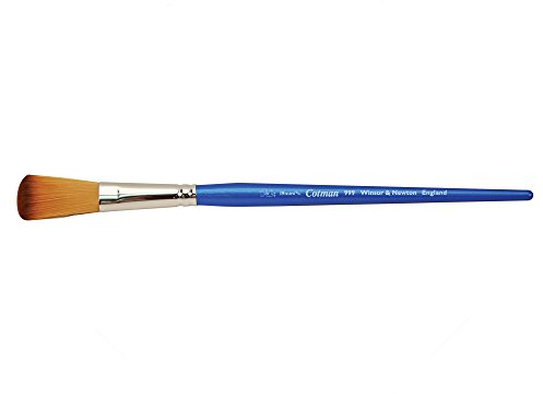 Winsor & Newton 5389119 Cotman Aquarell Synthetikhaar Pinsel - Serie 999 - Mop Pinsel, kurzer Stiel mit exzellenter Sprungkraft, Farbtragekraft und Punktgenauigkeit - 19mm - 3/4