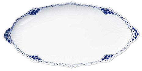 Royal Copenhagen Princess 1017254 Oval Plate Porcelain Blue/White Diameter 24.5 cm