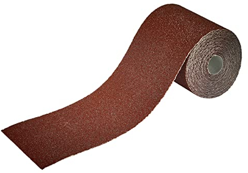 wolfcraft Schleifpapierrolle 5 m x 93 mm I 3175000 I Körnung 180 I für Holz und Metall I ideal für Heimwerker