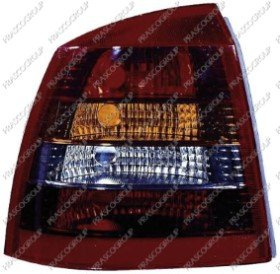 Prasco-OP0174184-RUECKLEUCHTE LINKS-OHNE FASSUNG-RAUCH MOD. 3/5 TUERIG 01-04 | Kompatibel mit: OPEL ASTRA G Caravan, ASTRA G CC, ASTRA G CLASSIC Caravan, ASTRA G Stufenheck