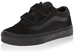 Vans K Old Skool V Pop, Unisex-Kinder Hi-Top Sneaker, Schwarz (Blk/Blk Enr), 36 EU