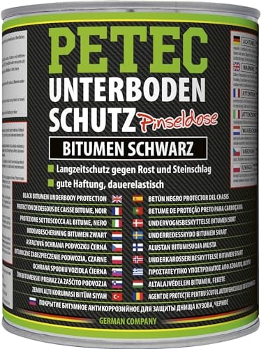 PETEC Unterbodenschutz Bitumen Pinseldose 1000 ml - 73100