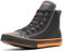 Harley-Davidson Herren Nathan Sneaker, Vulkanisiertes Hi-Top, Schwarz/Orange, 45 EU