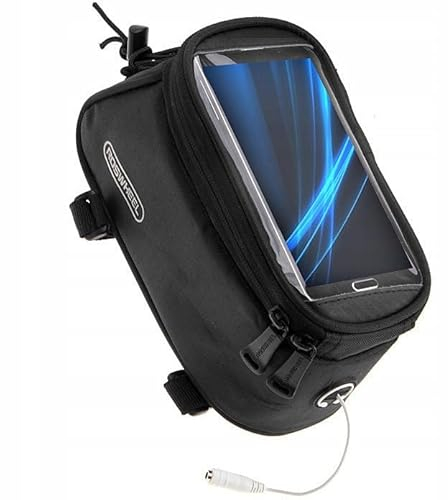 Roswheel Fahrradtasche/Handtasche für Handy, Größe L, Schwarz