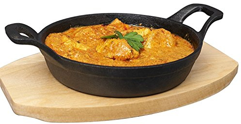 Zodiac 7115 Cast Iron Round Sizzle Dish 15 cm