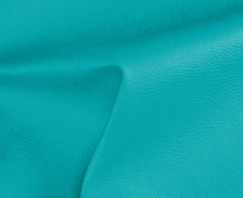 HAPPERS Polipiel para Tapizar 1 metro con Ancho 140cm. Venta de Polipiel por metros Solar Color Turquesa