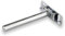 6 x Regalbodenträger Smart 112 x 76 x 19 mm, verdeckte Montage, verstellbar, Stahl, Regalträger Steckbodenträger von SO-TECH®