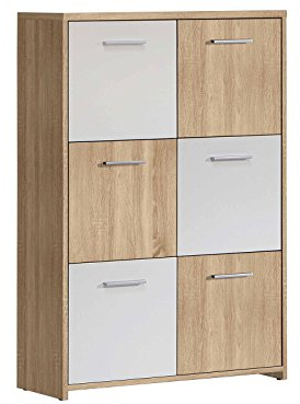 möbelando Kommode Beistellschrank Highboard Standschrank Anrichte Schrank Odessa III