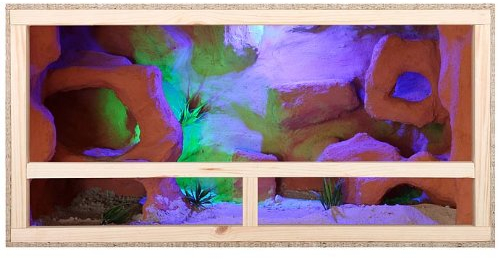 Terrarium mit Seitenbelüftung 100x50x40 cm