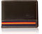 LEGADO Cartera Hombre Marrón Piel tratada con Bandera Regalo de Caja con diseño Exclusivo, Pulsera Bandera España y Tarjeta de protección RFID (Marrón Horizontal sin Broche)