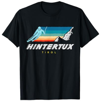 Hintertux Tirol - Österreich Retro 80s Skiferien T-Shirt
