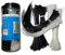 600 Pieces Coloured Assorted Cable Ties Nylon Black and White Tie Wraps