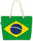 VOID XXL Strandtasche Brasilien Shopper Tasche 58x38x16cm 23L Beach Bag Brasilianer Brazil brazilians