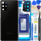 LUVSS Akkudeckel für Samsung Galaxy S20+ Plus Rückseite Glas Deckel Original Backcover Ersatz Reparatur Set SM-G986B G985B -Schwarz